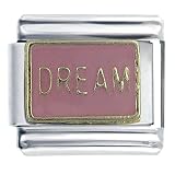 Dream Pink Italian Charms Bracelet Link