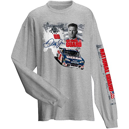 Buy Chase Authentics Dale Earnhardt, Jr. National Guard Adrenaline Overdrive Long Sleeve T-Shirt by Chase Authentics