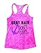 Womens Burnout Boat Hair Dont Care Work Out Tanktop Summer Lake Tank Top