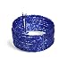 Glass Beads and Wire Dark Blue Cuff 