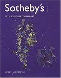 20th Century Italian Art [Sotheby's, London (1954) / 22 Oct 2001]