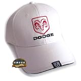 Dodge Ram Logo Hat Cap in White (Apparel Clothing) by Gregs Automotive LLC