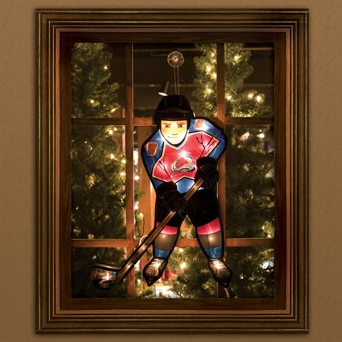 Buy Colorado Avalanche Outdoor Yard Christmas Decoration b by SC Sports