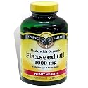 Spring Valley - Organic Flaxseed Oil with Omega-3 Fatty Acids 1000 mg, 200 Softgels