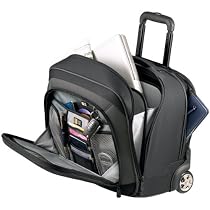 Eva Slimline Black Hardshell Rolling Laptop/tablet Case 15.4IN