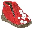 Aster Mod8 Poodle Slipper Ucaniche, red wool