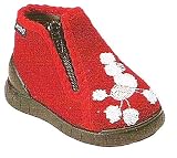 Aster Mod8 Poodle Slipper Ucaniche, red wool