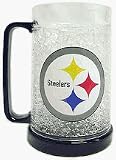 Pittsburgh Steelers Plastic Crystal Freezer Mugs - Set of 4