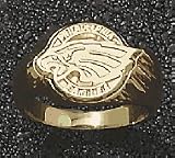 Pittsburgh Steelers Logo with Diamond Men's Ring Size 11 - 14KT Gold Jewelry