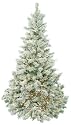 Bethlehem Lights Pre-Lit 9-Foot Flocked Buffalo Christmas Tree