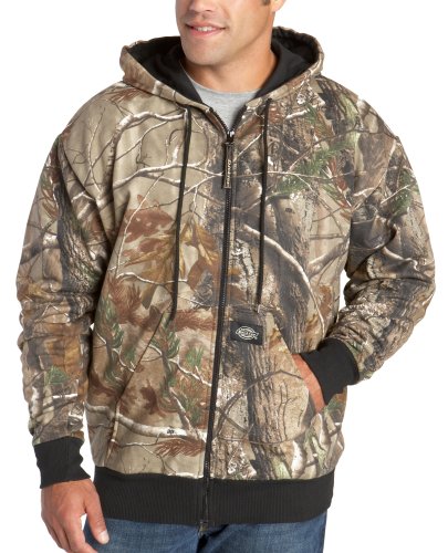 Buy Now at Amazon.com: Dickies Mens Signature Thermal Lined Hooded Fleece Camouflage Jacket