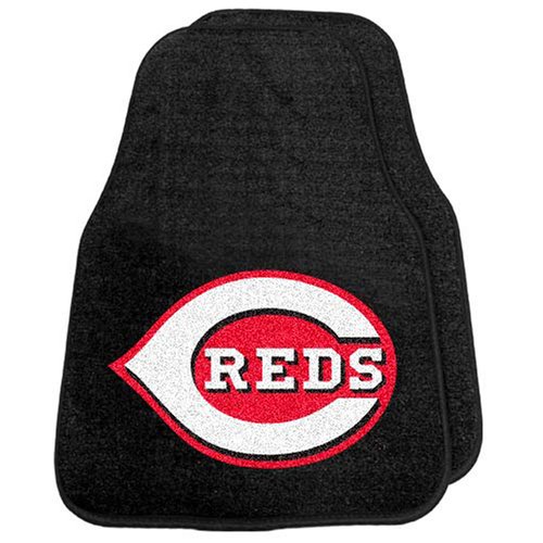 Fanmats MLB Cincinnati Reds 2-pc. Car Mat Set