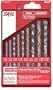 Skil 98009 9-Piece Twist & Masonry Hammer Drill Bit Set in Plastic Cassette