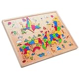 木箱日本地図パズル