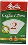 Melitta 622710 #2 Cone PA2-100 Filter Paper, Green