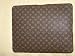 Ezmarket Apple Ipad Hard Back Designer Case Cover Brown Monogram