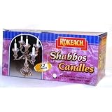 Rokeach Shabbat Candles - 72 Candles - Standard Candles