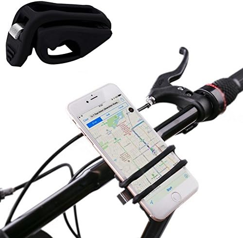 Universal Bike Mobile Phone Holder,Dolida Bicycle Bike Motorcycle Pram phone Handle Band Most Secure Handlebar Holder for Mobile Phones 4-6 inches