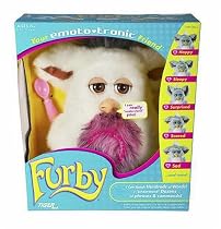 Furbie White with  Pink/Black Specked