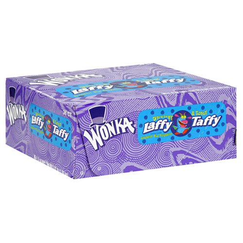 Wonka Laffy Taffy, Blue Raspberry, 1.5-Ounce Packets (Pack of 36) by Sugar-Free Candy