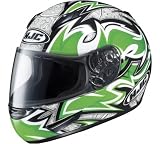 HJC CL-15 Full Face Helmet - Mutant Black/Green/White - Small