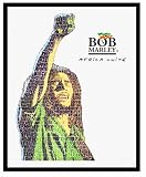 Bob Marley Lyric Poster - Created Out of the Lyrics to the Song Africa Unite