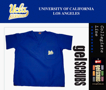 UCLA Bruins Scrub Style Top from GelScrubs