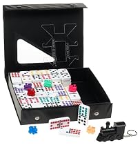 Mexican Train Dominoes with Electric Choo Choo Train