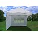 10x10 Pop up 4 Wall Canopy Party Tent Gazebo Ez White 1