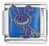 It's Happy Bunny Farting Animals Licensed Italian Charms Bracelet Link