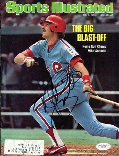 Mike Schmidt Autographed/Hand Signed Sports Illustrated Magazine- May 3, 1976 (James Spence)