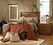 Queen Size Kenya Expedition Panel Head Board & Platform Bed