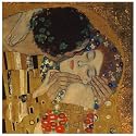The Kiss, c.1907 (detail) Art Poster Print by Gustav Klimt, 10x10