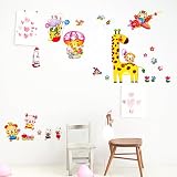 Animal Friends-4 - Medium Wall Decals Stickers Appliques Home Decor by 