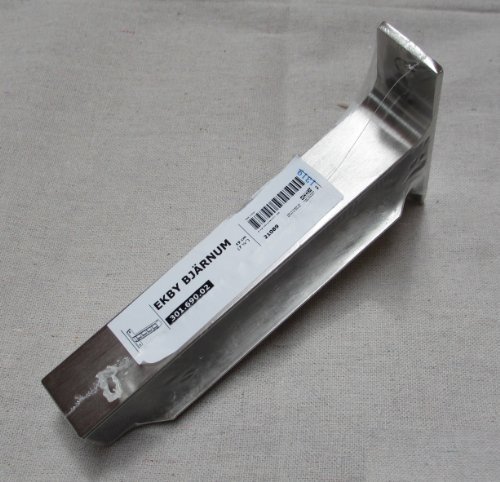 Ikea EKBY BJARNUM 7 1/2'' Connecting bracket aluminum NEW