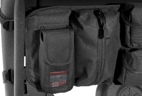 QuadBoss UTV Roll Cage Organizer - Black QBUTVO-1B