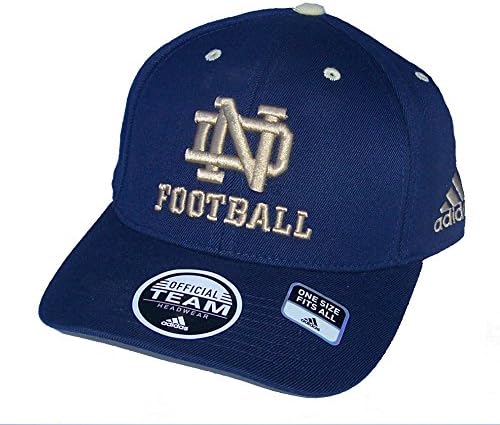 Adidas Notre Dame Fighting Irish Flex Fit One Size Hat NCAA Cap - Best Fits 7 Through 7 1/2