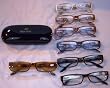 Joy Mangano Signature Shades Set of 7 Reading Glasses with Luxe Case -- 1.00 Strength