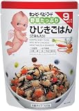 キユーピー ベビーフード 野菜たっぷり 9ヶ月頃から ひじきごはん(ごはん入り) 130g×3個