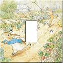 Beatrix Potter Peter Rabbit and Mr. McGregor Switch Cover