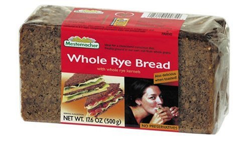 Mestemacher Whole Rye Bread, 17.6 Ounce Units (Pack of 12)