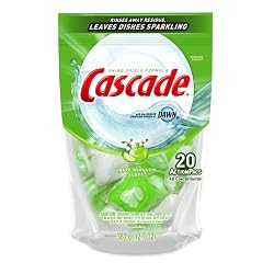 Cascade Action Pacs Dishwasher Detergent, Apple blossom Scent, 20-Count Bags (Pack of 5)