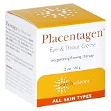 Earthscience Eye & Throat Creme, Placentagen, Oxygenating/Firming Therapy, All Skin Types, 2 Ounces (60 g) (Pack of 2)
