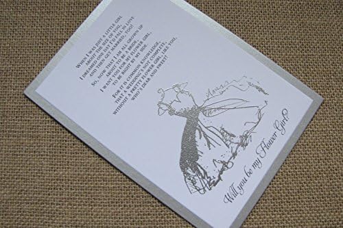 Flower Girl Invitation Gold (Silver)