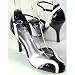 NTH Peep Toe Strappy Sandals Black White