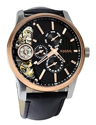 Fossil ME1099 Leather Textured Chronograph