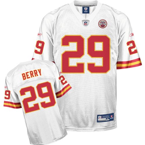 Reebok Kansas City Chiefs Eric Berry Replica White Jersey Extra Large
