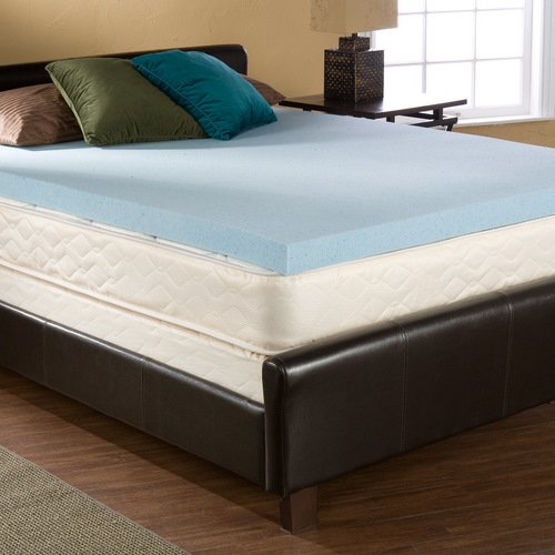 Southern Enterprises Bliss Gel California King 3-Inch Memory Foam