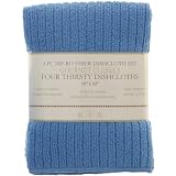 Gourmet Classics Cornflower Blue Microfiber Dish Cloth, Set of 4