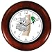 Mother Koala Bear with Baby on Tree - JP Wooden Wall Clock by WatchBuddy Timepieces (Cherry Wood Frame)